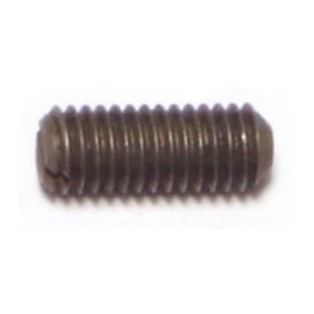 Midwest Fastener #10-32 x 1/2" Steel Fine Thread Slotted Headless Set Screws 20PK 71558